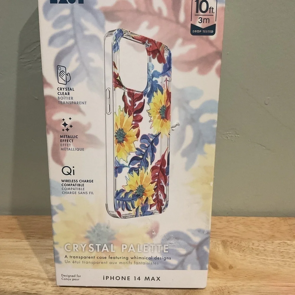 LAIUT IPhone 14 MAX phone case. Transparent case + whimsical design. Brand new!